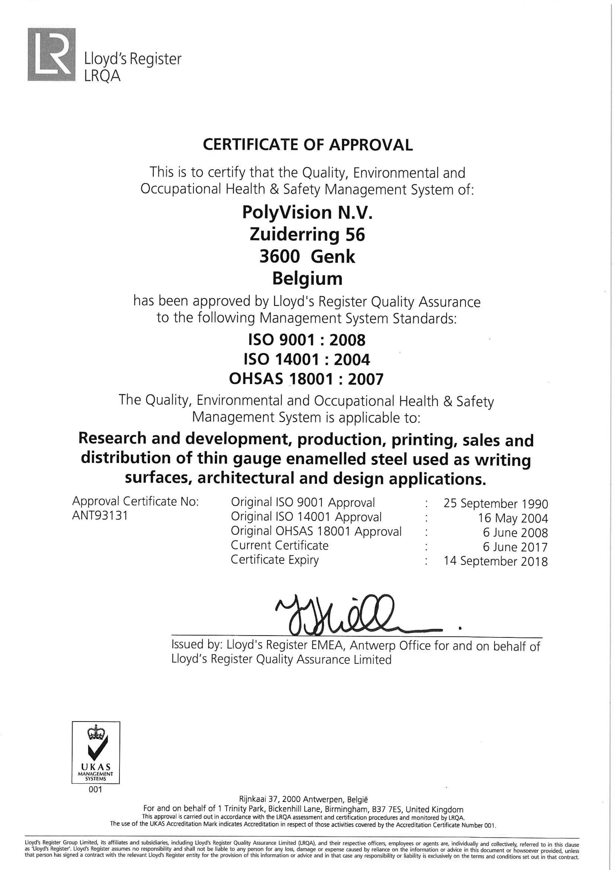 Polyvision-ISO9001